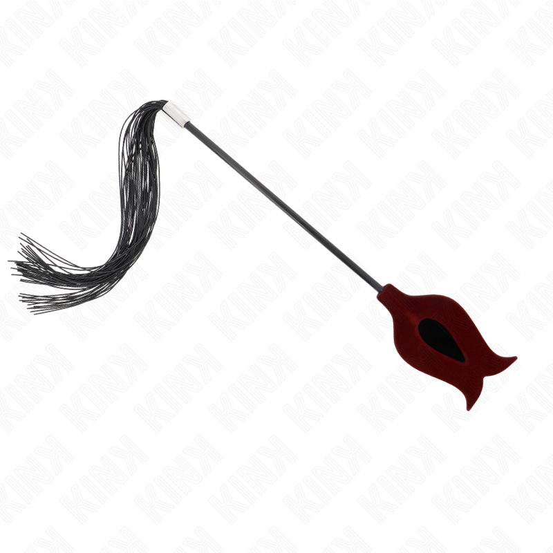 KINK – Rosenform-Quastenpeitsche aus Silikon 45 cm