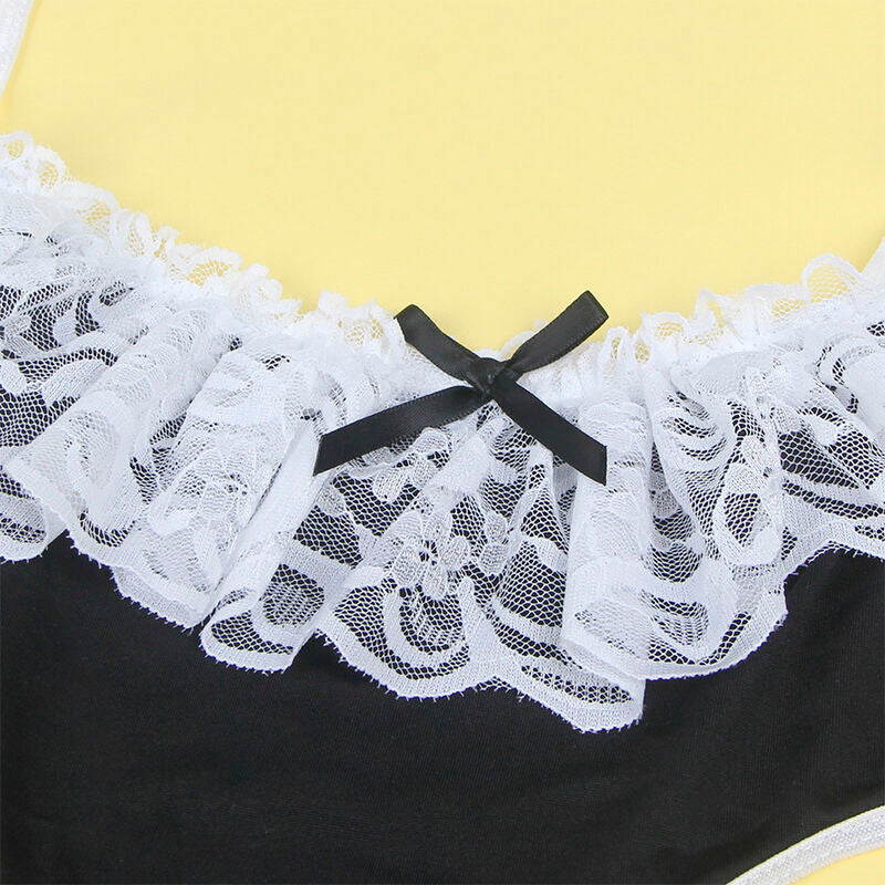 SUBBLIME 954307 Sexy Dienstmädchen Schwarz/Weiß S/M
