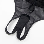 SUBBLIME – 954383 Sexy Body mit Strumpfhalter in Schwarz (S/M)