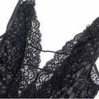 SUBBLIME – 954383 Sexy Body mit Strumpfhalter in Schwarz (S/M)