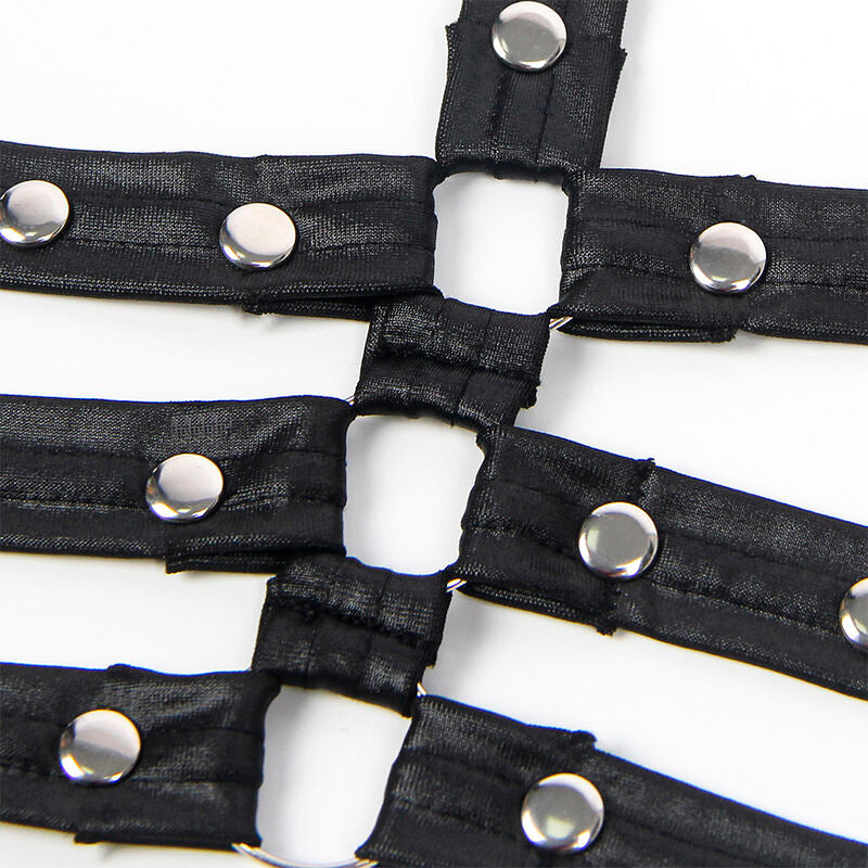SUBBLIME – Bondage-Body aus Leder L/XL