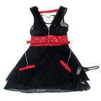 SUBBLIME – 954420 Bondage-Kleid aus Spitze Schwarz S/M