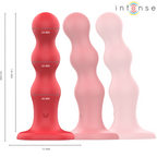 INTENSE - CODY VIBRATOR MIT SAUGNÄPFEN ROTE FERNBEDIENUNG