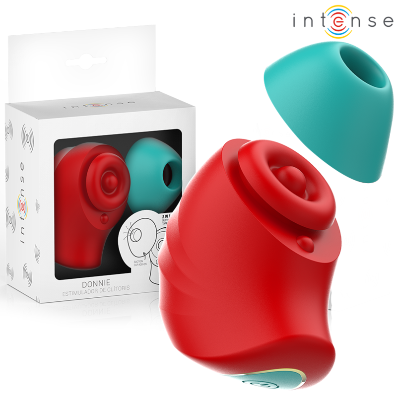 INTENSE – Donnie Klitorisstimulator, Rot/Grün