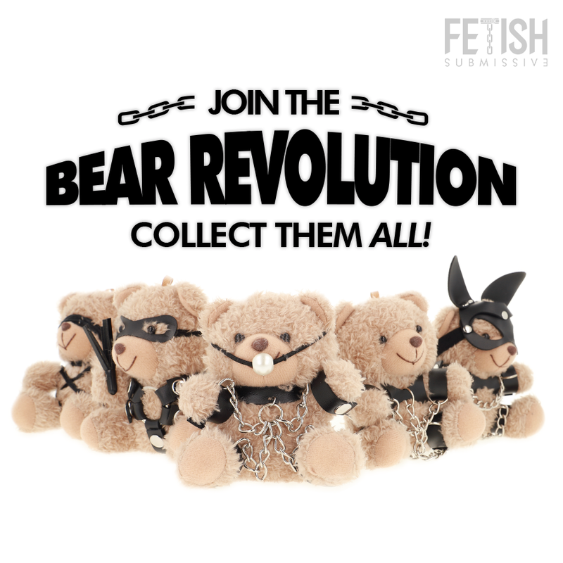 FETISH SUBMISSIVE – Fozzie BDSM-Teddybär, Modell 3
