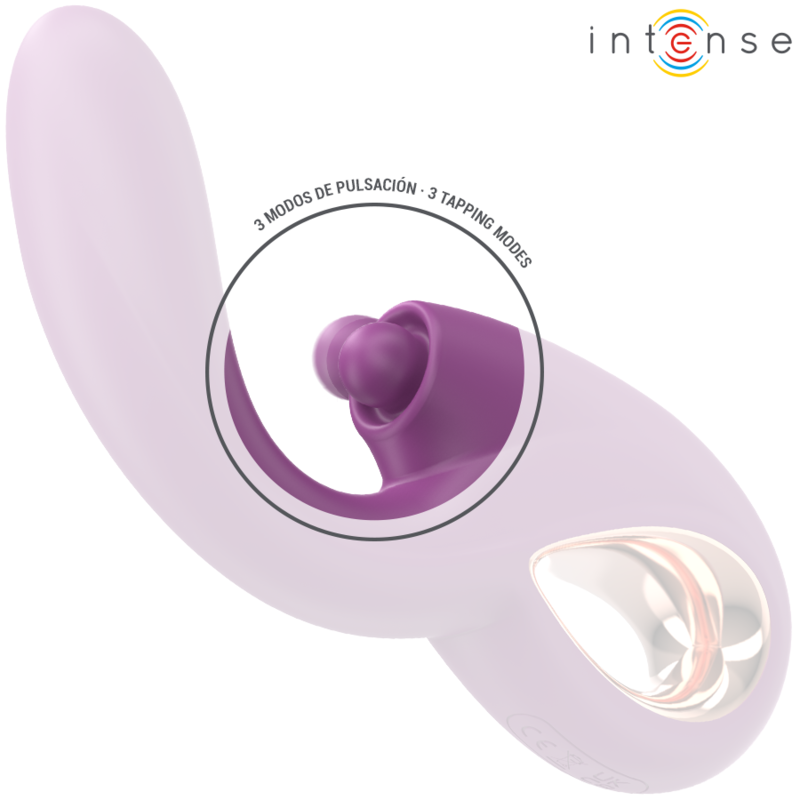 INTENSE – Lali Multifunktions-G-Spot-Vibrator mit Tapping-, Stoß- und Vibrationsfunktion Lila