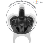 INTENSE - MABEL VIBRATIONSRING 10 VIBRATIONEN MIT KLITORISSTIMULATOR SCHWARZ