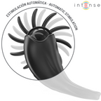 INTENSE - MABEL VIBRATIONSRING 10 VIBRATIONEN MIT KLITORISSTIMULATOR SCHWARZ