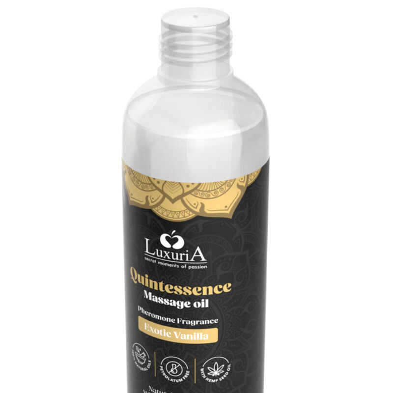 INTIMATELINE LUXURIA – Massageöl Exotic Vanilla mit Vanilleduft, 150 ml