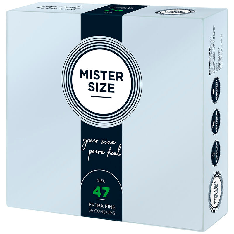 MISTER SIZE – Kondome, Größe XS, 47 mm, 36 Stück
