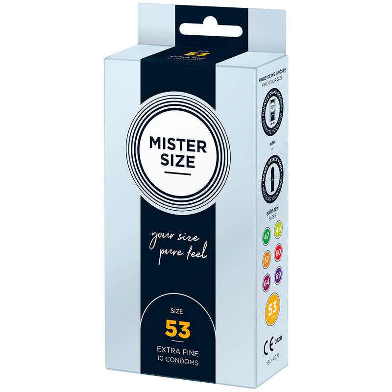 MISTER SIZE – Kondome, Größe M, 53 mm, 10 Stück
