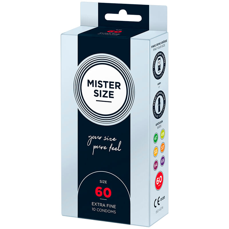 MISTER SIZE – Kondome, Größe XL, 60 mm, 10 Stück