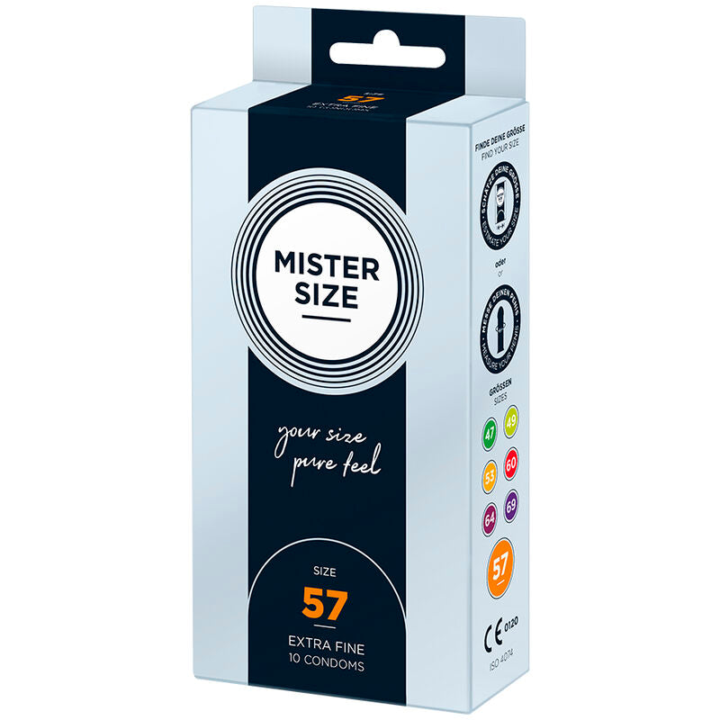 MISTER SIZE – Kondome, Größe L, 57 mm, 10 Stück
