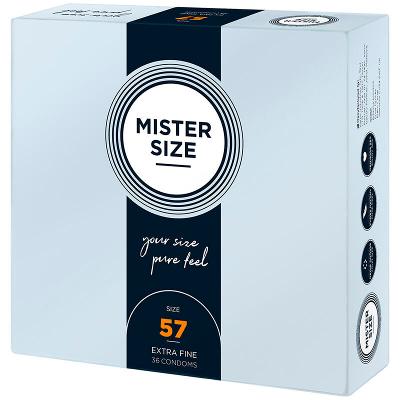 MISTER SIZE - Kondome Größe L 57 mm (36 Einheiten)