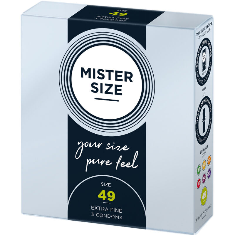 MISTER SIZE – Kondome, Größe S, 49 mm, 3 Stück