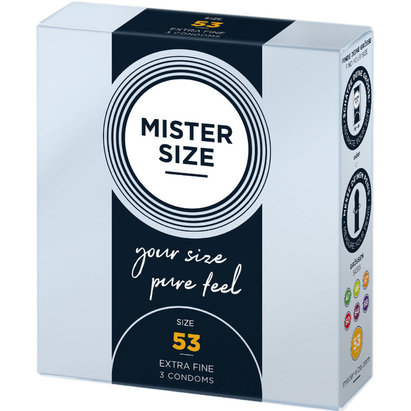 MISTER SIZE – Kondome, Größe M, 53 mm, 3 Stück