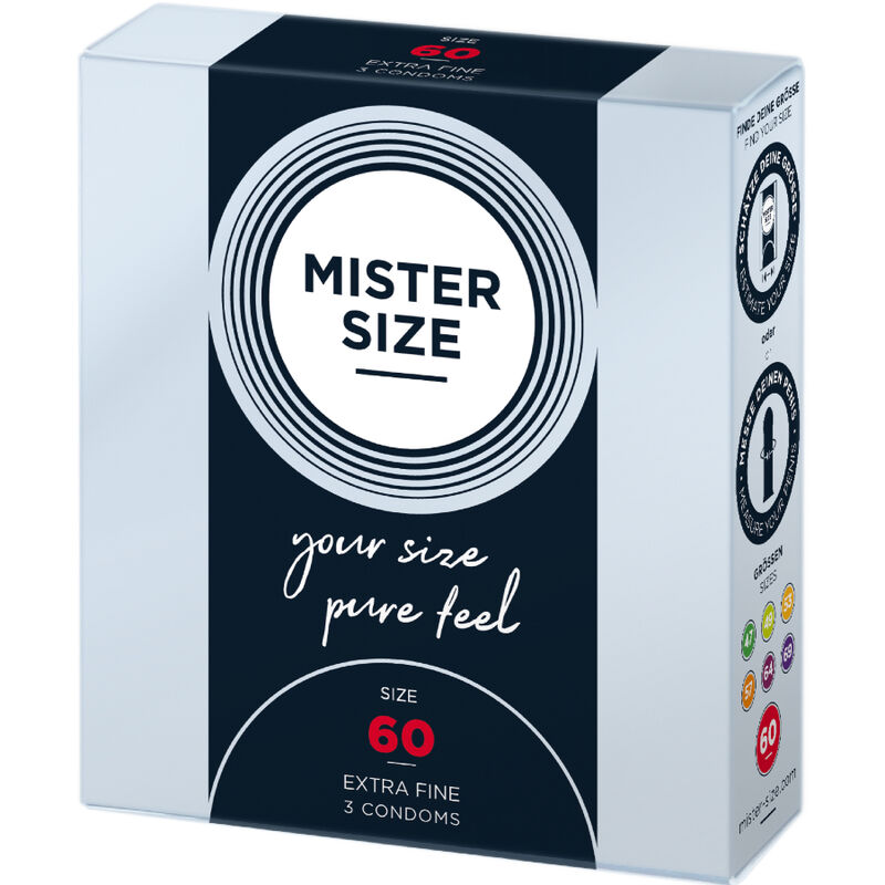 MISTER SIZE – Kondome, Größe XL, 60 mm, 3 Stück