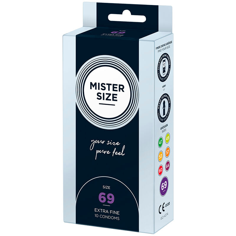 MISTER SIZE – Kondome, Größe XXXL, 69 mm, 10 Stück