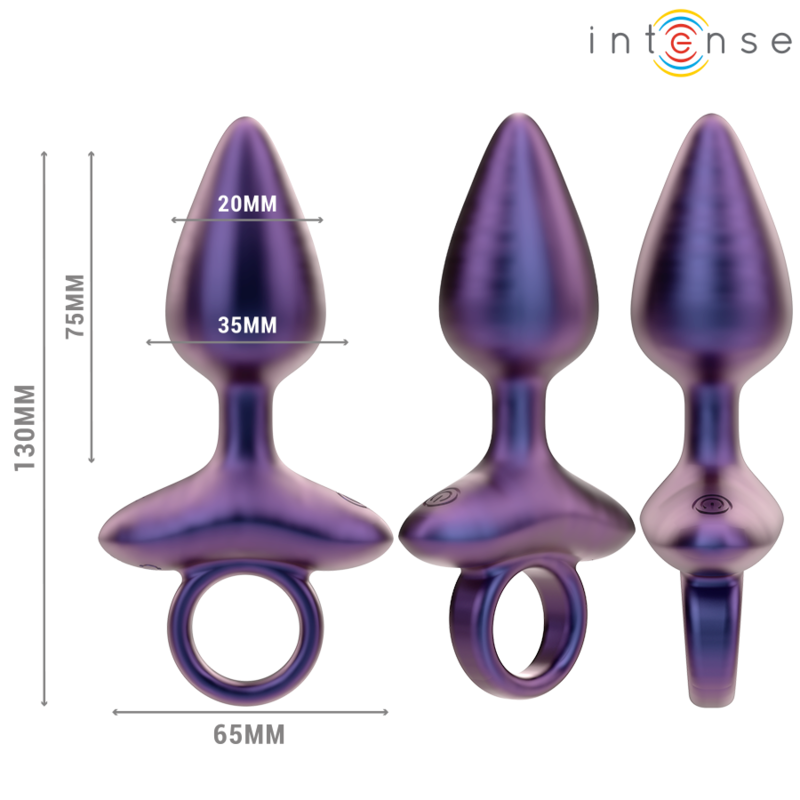 INTENSE – Michael vibrierender Analplug mit Fernbedienung, Modell 2