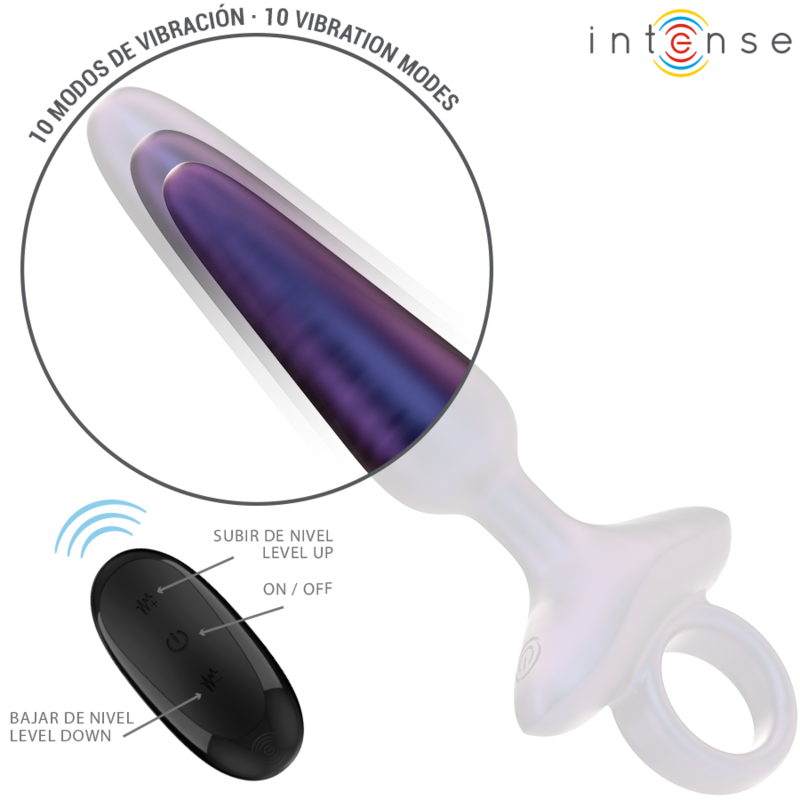 INTENSE - Marlon vibrierender Analplug Modell 4 mit Fernbedienung