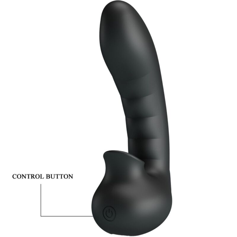 PRETTY LOVE – Hobgoblin kompakter Vibrator mit 12 Vibrationsmodi, Schwarz