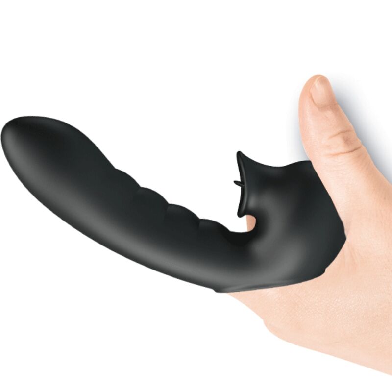 PRETTY LOVE – Hobgoblin kompakter Vibrator mit 12 Vibrationsmodi, Schwarz