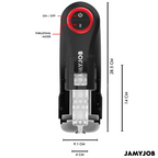 JAMYJOB - AUTOMATISCHER VAGINA-MASTURBATOR MIT GRAVITY-FUNKTION, 5 SAUGMODI