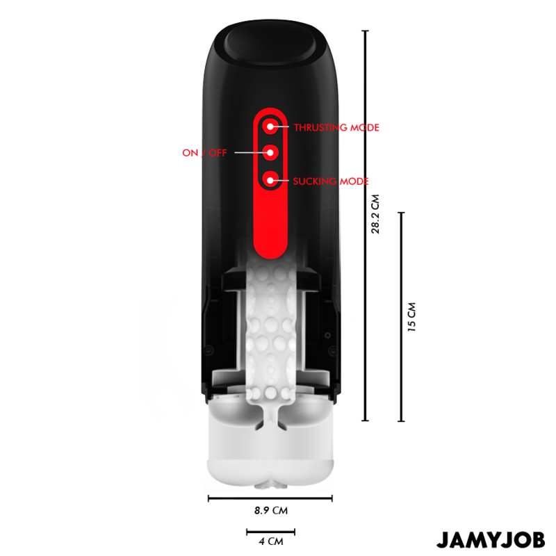 JAMYJOB - PHANTOM AUTOMATISCHER VAGINA-MASTURBATOR 5 MODI STIMULIERENDE WELLEN UND STOSS