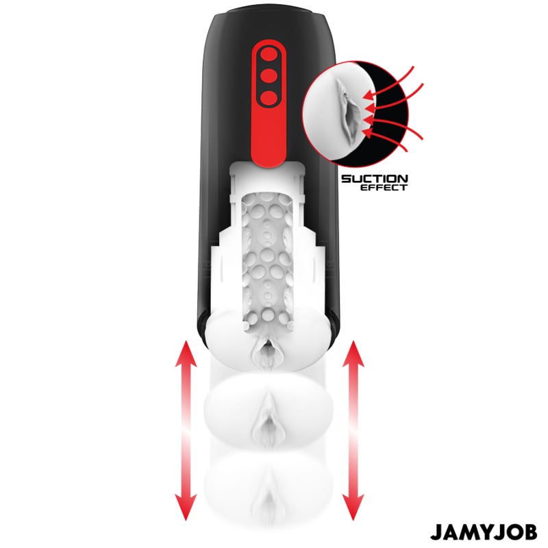 JAMYJOB - PHANTOM AUTOMATISCHER VAGINA-MASTURBATOR 5 MODI STIMULIERENDE WELLEN UND STOSS