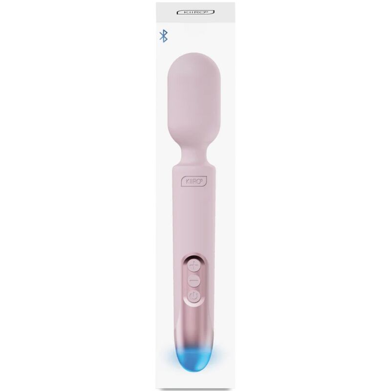 KIIROO - ProWand Vibratorstab mit Fernbedienung und kostenloser App Rosa