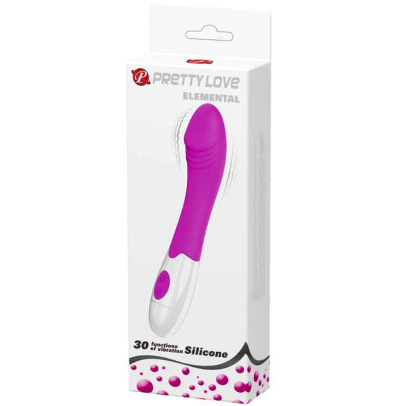 PRETTY LOVE - Elemental Vibrator, 30 Vibrationsmodi, Lila