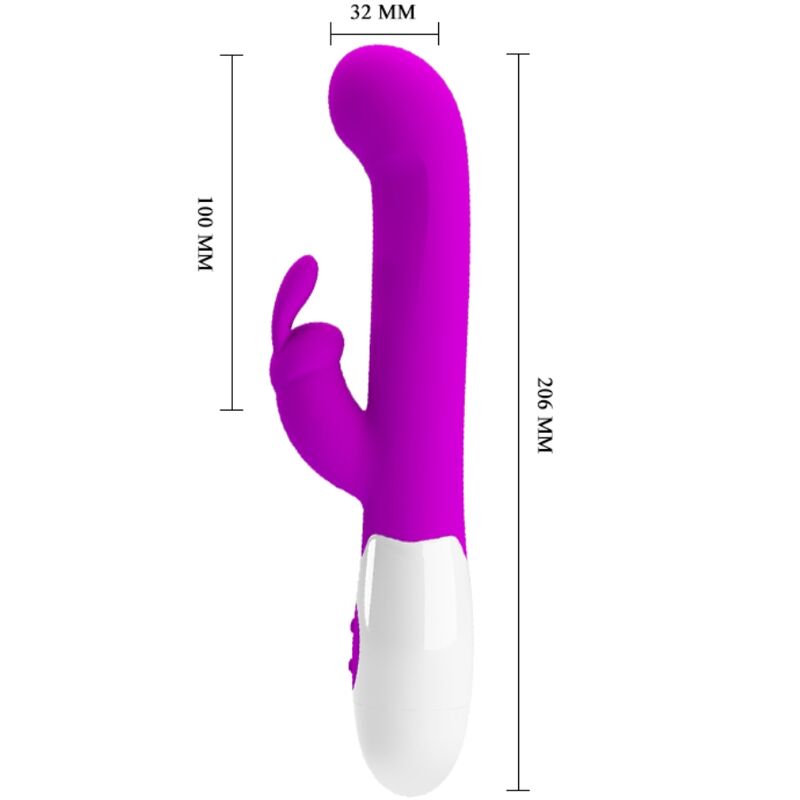 PRETTY LOVE - Centaur Rabbit Vibrator, 30 Vibrationsmodi, Lila