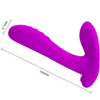 PRETTY LOVE - Massager & Vibrator mit 12 Vibrationsmodi und Fernbedienung Lila