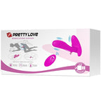 PRETTY LOVE - Massager & Vibrator mit 12 Vibrationsmodi und Fernbedienung Lila