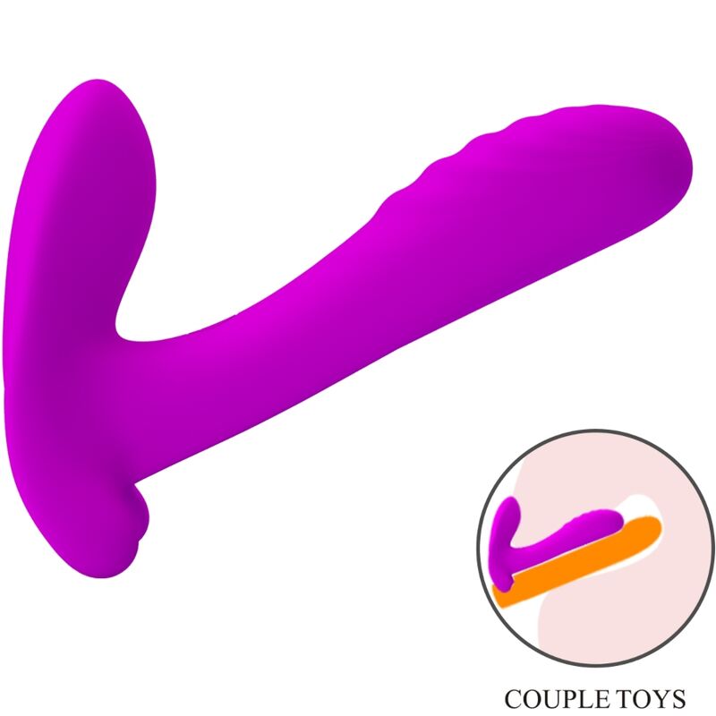 PRETTY LOVE - Massager & Vibrator mit 12 Vibrationsmodi und Fernbedienung Lila