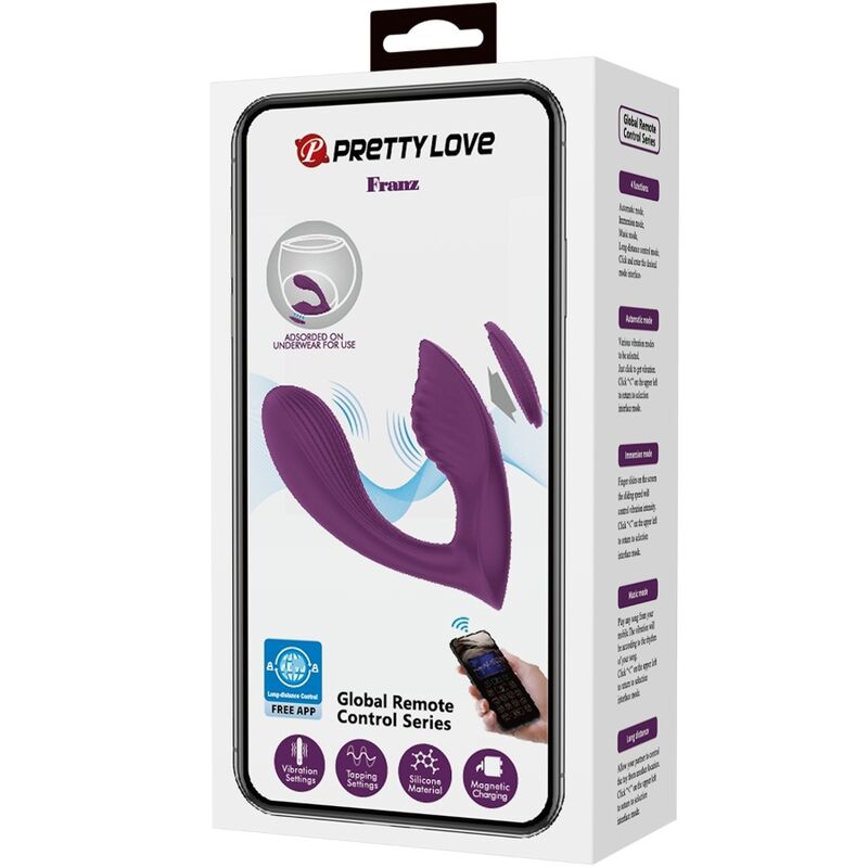PRETTY LOVE - Franz Massager und Vibrator - Kostenlose App Lila