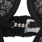 SUBBLIME – 954185 Spitze Babydoll mit verstellbaren Trägern Schwarz S/M