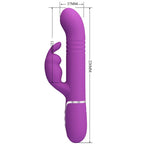PRETTY LOVE - Coale 4-in-1 Multifunktions-Rabbit-Vibrator Lila