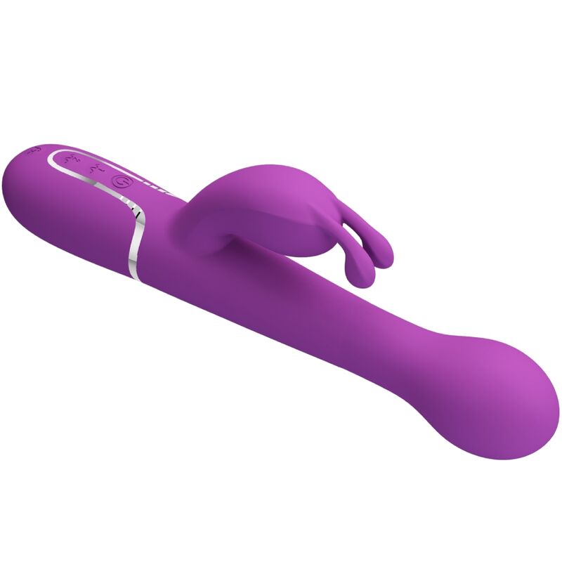 PRETTY LOVE - DEJON 3 IN 1 MULTIFUNKTIONS-RABBIT-VIBRATOR LILA