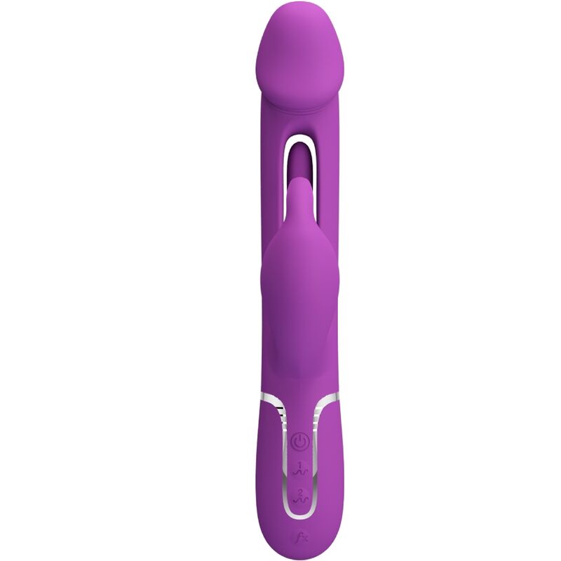 PRETTY LOVE – Kampas 3-in-1-Multifunktions-Rabbit-Vibrator, Lila