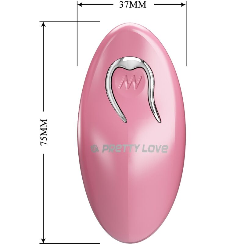 PRETTY LOVE – Cailey vibrierende Nippelklemmen mit Fernbedienung, 10 Vibrationsmodi, Rosa