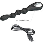 PRETTY LOVE - FEDERER ANALVIBRATOR 12 VIBRATIONEN SCHWARZ