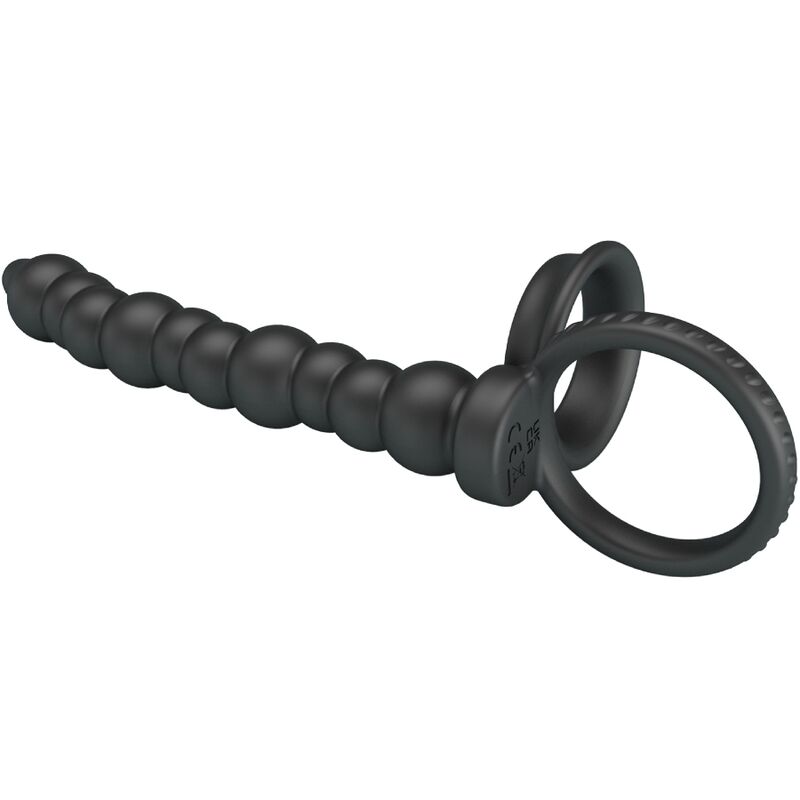 PRETTY LOVE – Dillion Penisring für doppelte Penetration, Schwarz