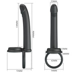 PRETTY LOVE - DILLION DOPPELTE PENETRATION DOPPELTER COCKRING SCHWARZ