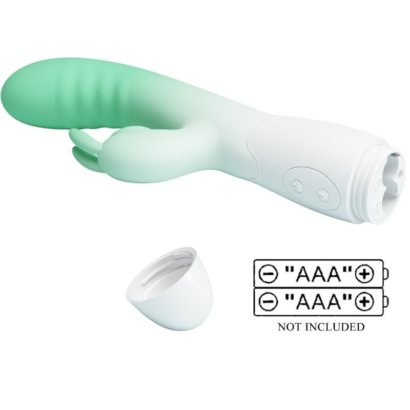 PRETTY LOVE - Cerberus Rabbit Vibrator, 30 Vibrationsmodi, Grün