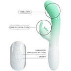 PRETTY LOVE - Cerberus Rabbit Vibrator, 30 Vibrationsmodi, Grün