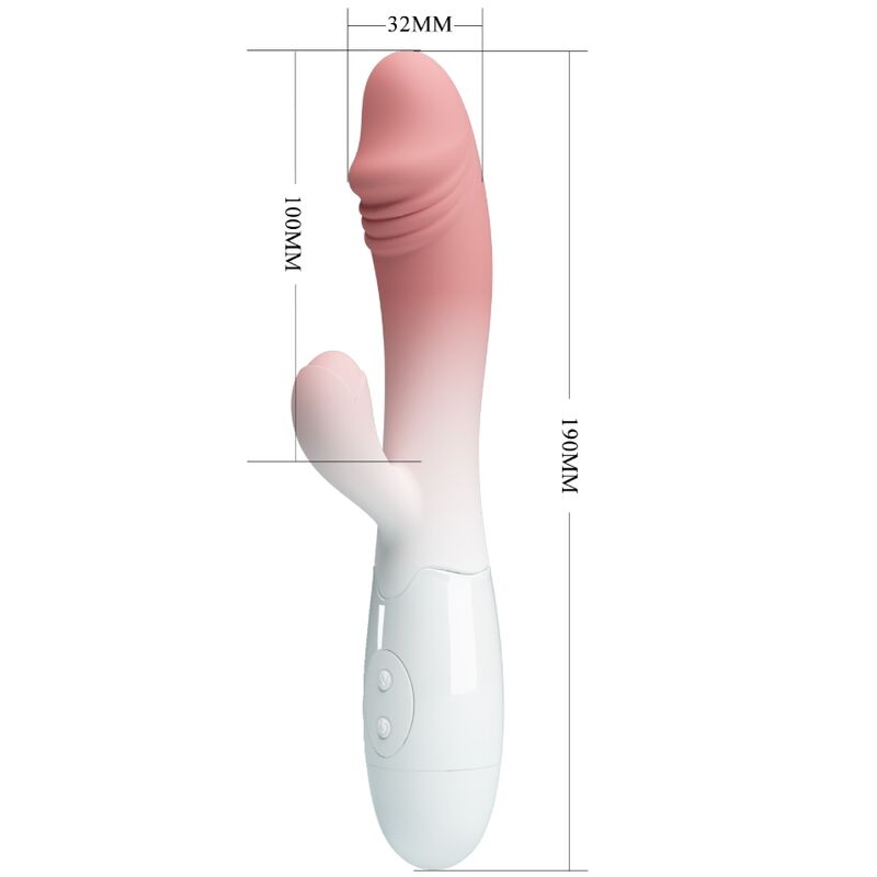 PRETTY LOVE - Snappy Rabbit Vibrator, 30 Vibrationsmodi, Rosa