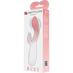 PRETTY LOVE - Brighty G-Spot-Vibrator mit Klitorisstimulator, 30 Vibrationsmodi, Rosa