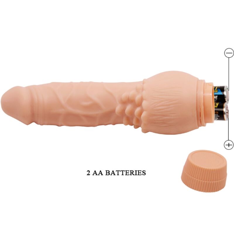 BAILE – Barbara realistischer Vibrator, 19,5 cm, Hautfarben