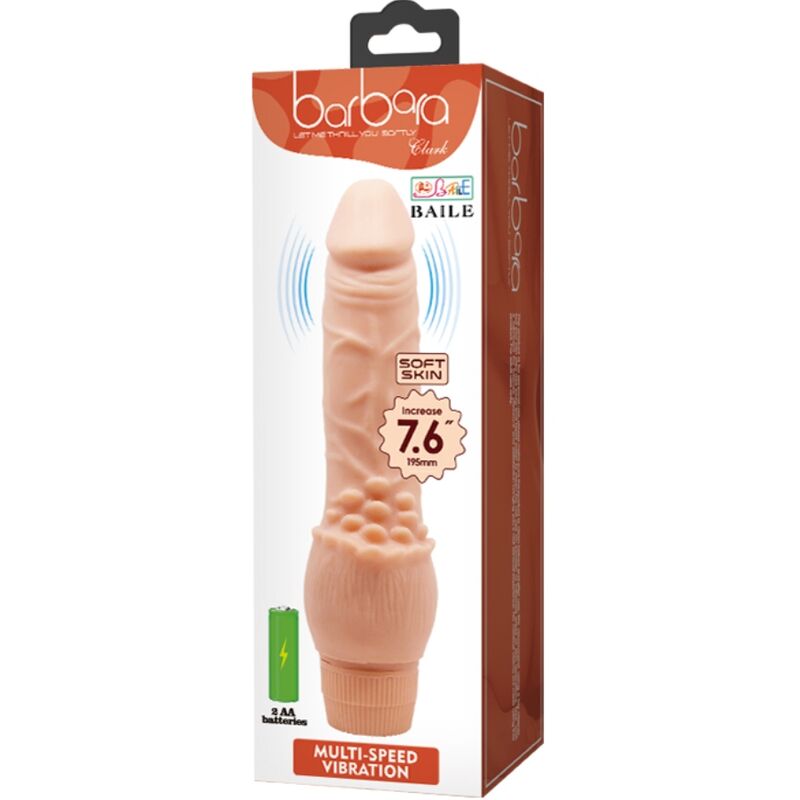 BAILE - BARBARA REALISTISCHER VIBRATOR 19,5 CM HAUTFARBE